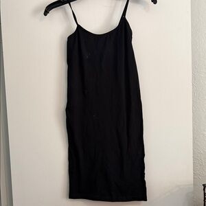 Yelete Elegant Black Mini Dress